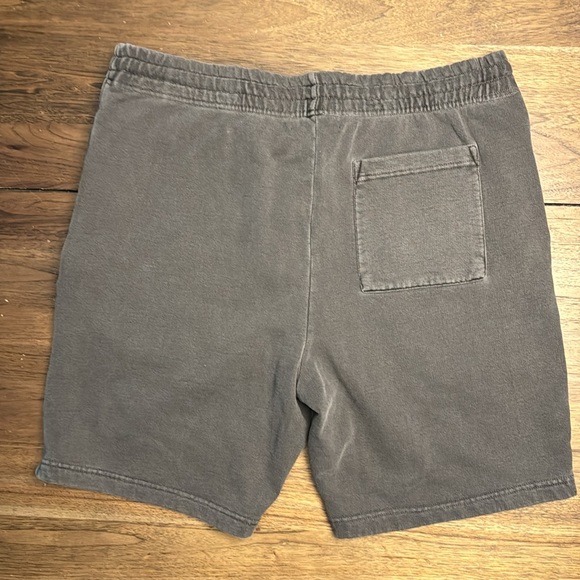 TALENTLESS MENS HEAVYWEIGHT FLEECE SHORTS size L, pitch black and steel grey - Picture 4 of 4